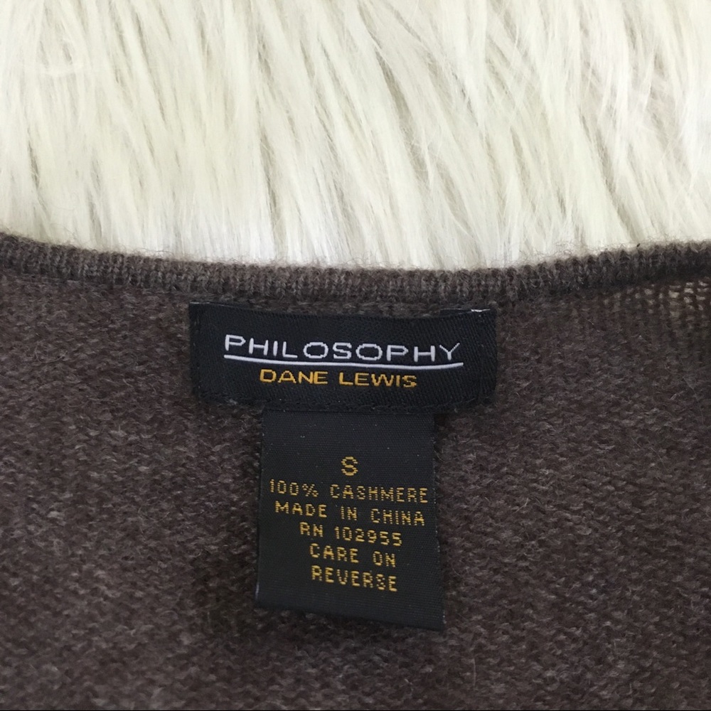 🎉SOLD🎉Philosophy Dane Lewis Cashmere Cardigan - Picture 4 of 7